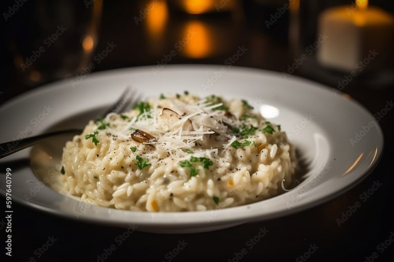 Risoto de grão de bico