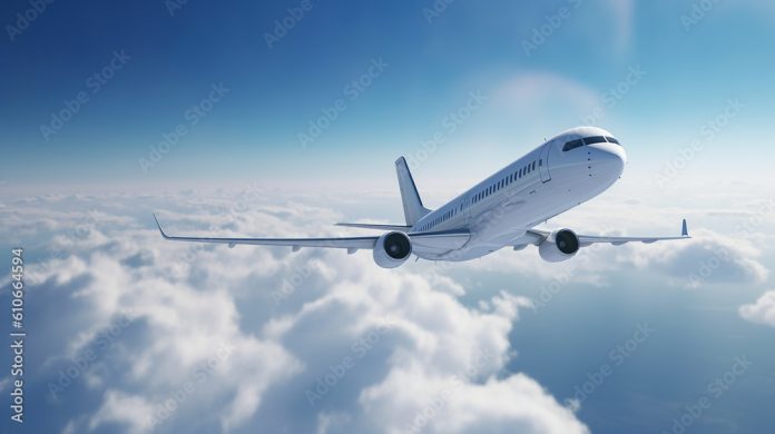 aeroplano avião no céu