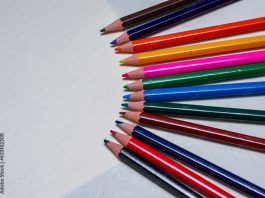 lápis de cor para desenho
